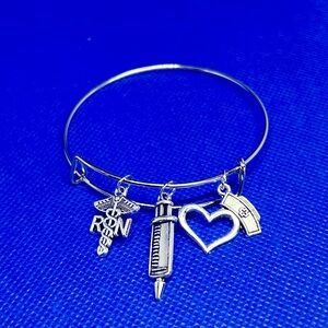 Nurse charm bracelet